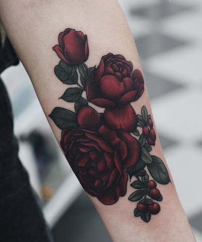400x481 Roses Tattoo Tumblr - Rose Tattoo Drawing Tumblr