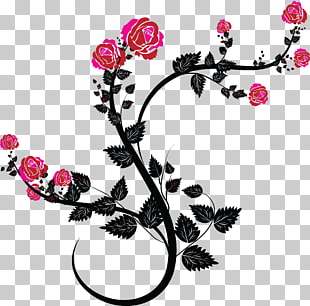 310x306 Rose Vines Drawings Png Cliparts For Free Download Uihere - Rose Vine Drawing