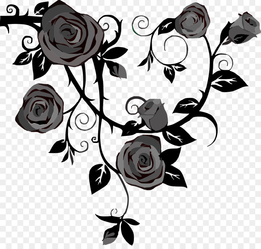 900x860 Huge Collection Of 'rose Vine Drawing' Download More Than - Rose Vine Drawing Designs