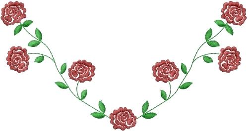 500x265 Vine Design - Rose Vine Drawing Designs