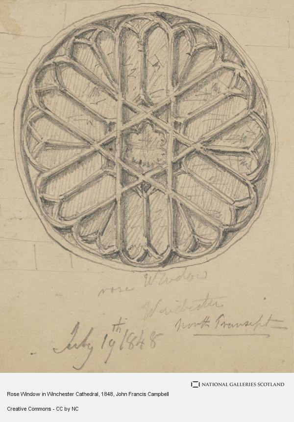 600x859 rose window in winchester cathedral national galleries of scotland - Rose Window Drawing