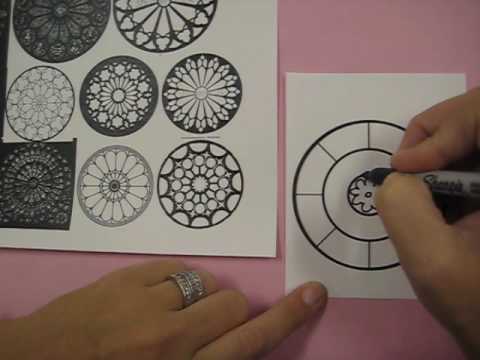 480x360 Designing Your Rose Window - Rose Window Drawing