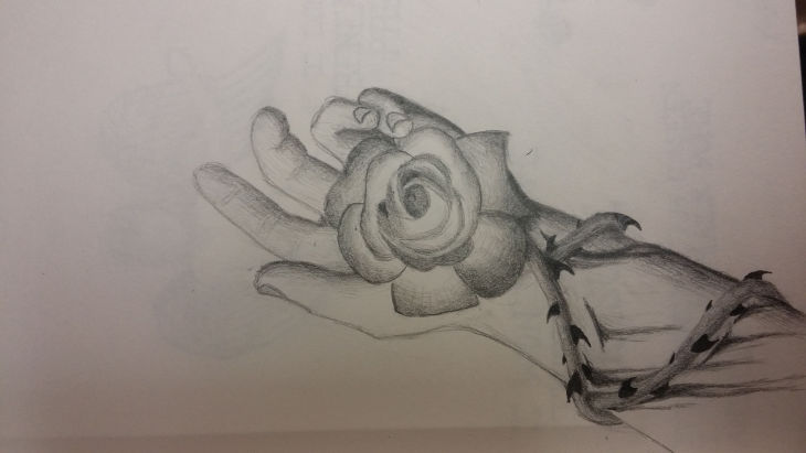 730x411 Rose Drawings Art Ideas Design Trends - Rose With Thorns Drawing