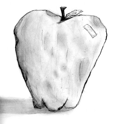 Rotten Apple Drawing at PaintingValley.com | Explore collection of ...