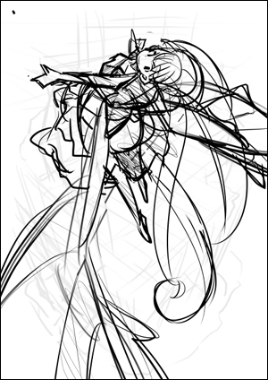 300x424 how to clip studio paint clip studio net - Rough Drawing