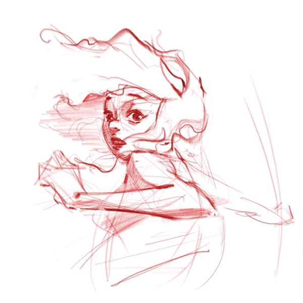 600x600 rough sketch on behance - Rough Drawing