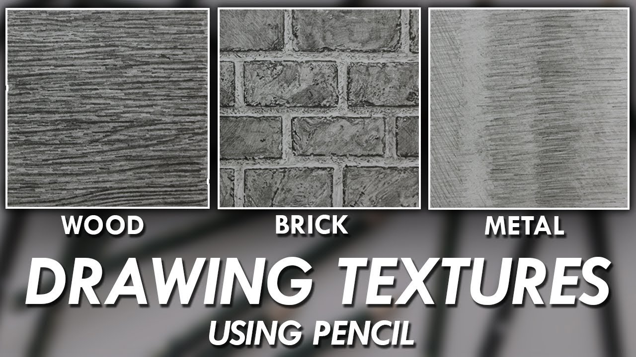 1280x720 How To Draw Realistic Textures Using Pencils! - Rough Texture Drawing