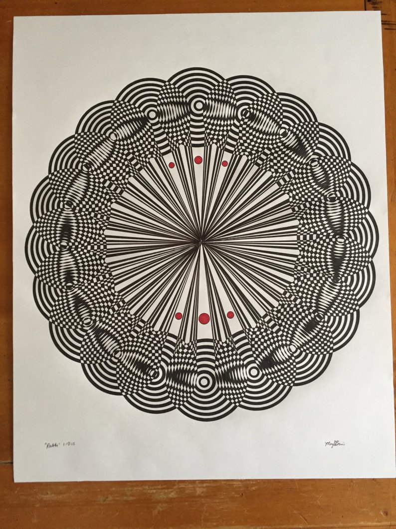 794x1059 On Sale Roulette Wheel Art Op Art Large Wall Art Etsy - Roulette Wheel Drawing