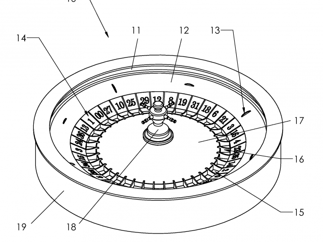 640x480 Roulette Wheel Clipart Black And White - Roulette Wheel Drawing