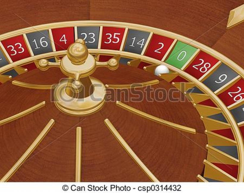 820x650 Roulette Wheel Clipart Official - Roulette Wheel Drawing