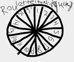 300x250 Roulette Wheel - Roulette Wheel Drawing