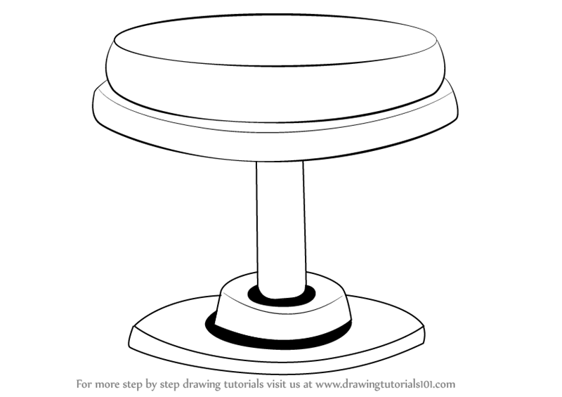 800x565 learn how to draw a round stool - Round Drawing
