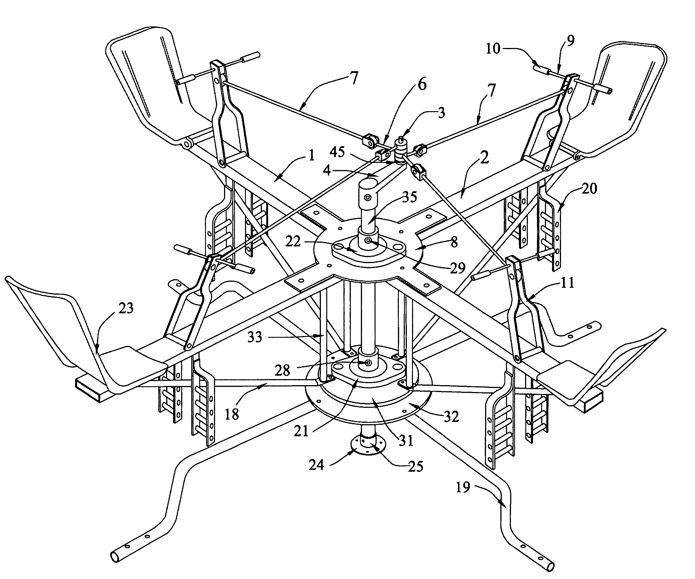 2417x2016 image result for roundabout amusement ride main bearings - Roundabout Drawing