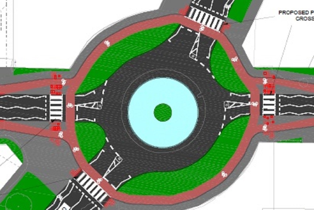 1000x667 uk's first dutch style roundabout gets go ahead news new civil - Roundabout Drawing