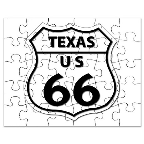 460x460 route puzzles - Route 66 Drawing