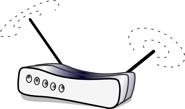 593x351 wireless lan router clip art free vector in open office drawing - Router Drawing