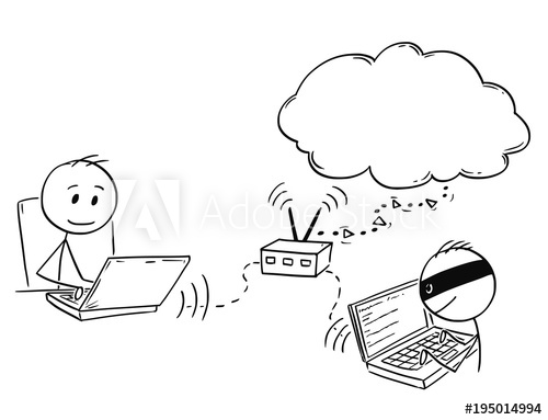 500x383 cartoon stick man drawing conceptual illustration of businessman - Router Drawing