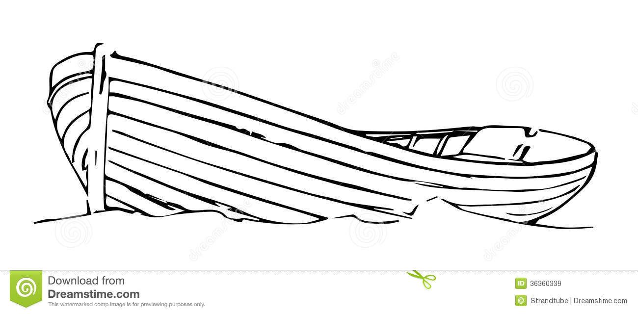 1300x640 wood row boat tattoo - Row Boat Drawing