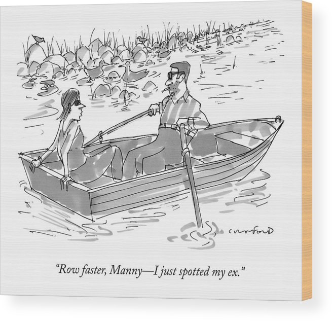 655x633 a man and woman on a row boat pass - Row Boat Drawing
