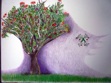 375x281 rowan tree of life drawing - Rowan Tree Drawing