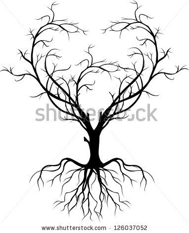 382x470 rowan tree drawing with roots explore new start - Rowan Tree Drawing