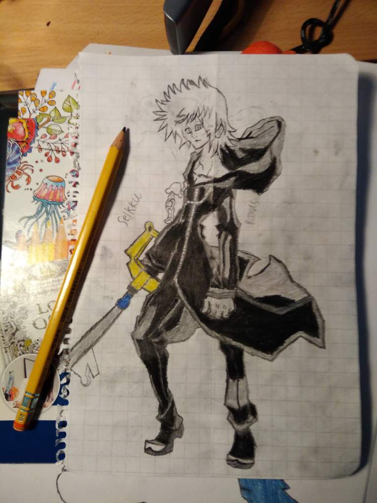 768x1024 Roxas Drawing Anime Stellar Amino - Roxas Drawing