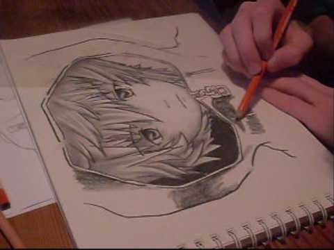 480x360 Drawing Roxas With Charcoal - Roxas Drawing