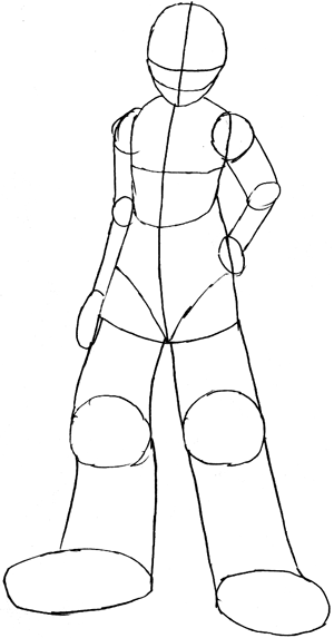 300x573 How To Draw Roxas From Kingdom Hearts Step - Roxas Drawing