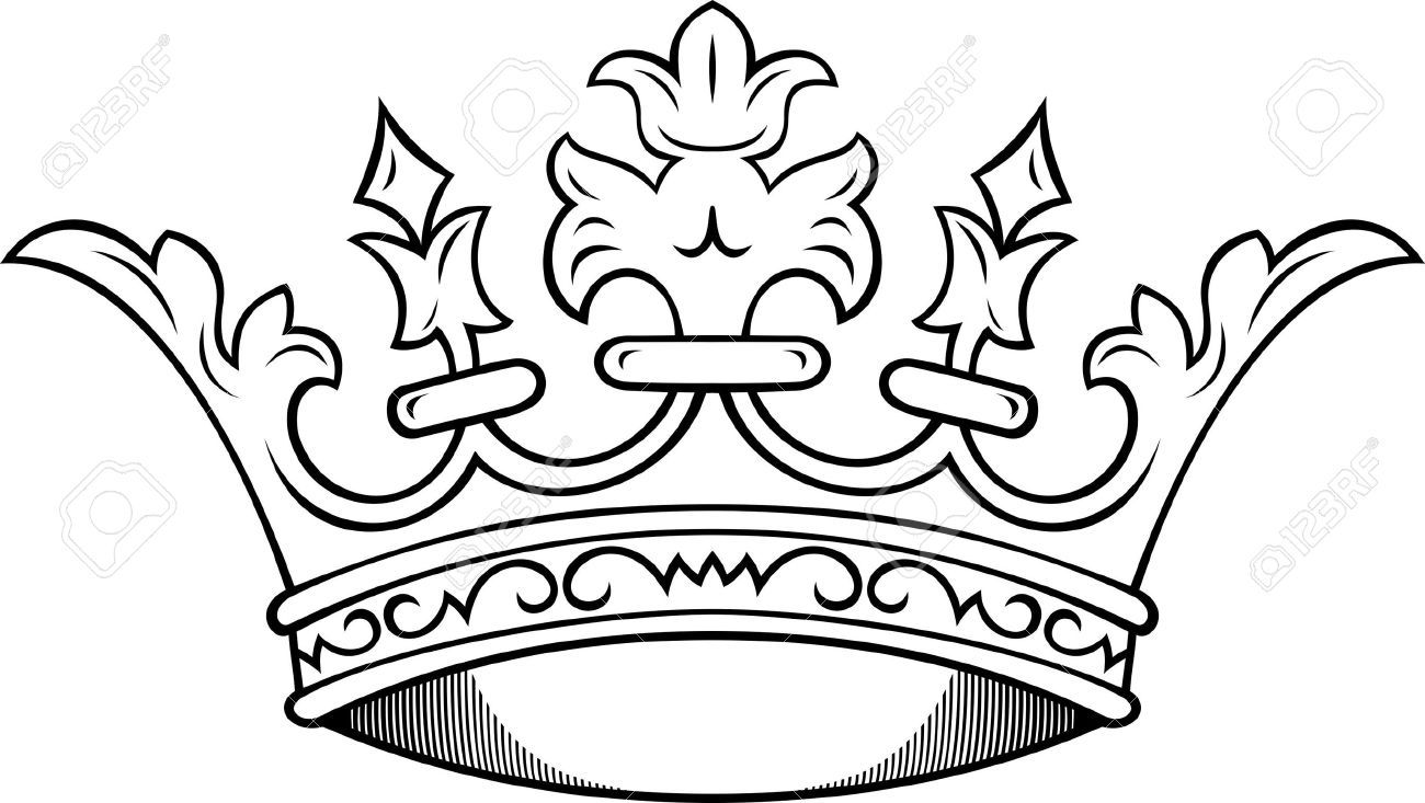 1300x733 how to draw a royal crown photos - Royal Crown Drawing