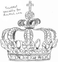 236x252 best crown drawing images crowns, king crown tattoo, queen - Royal Crown Drawing
