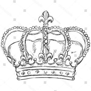 300x300 vector sketch illustration royal crown soidergi - Royal Crown Drawing
