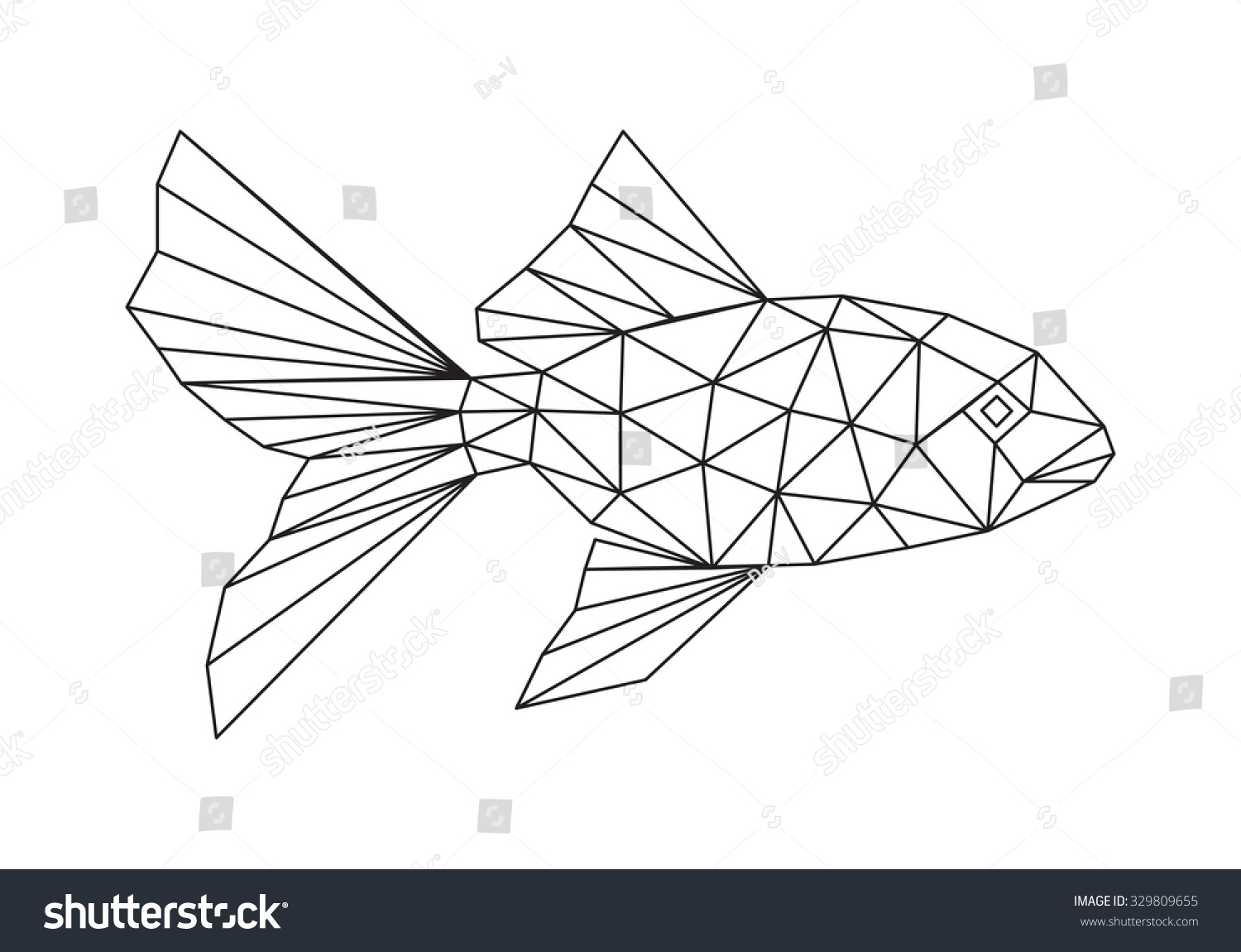 1500x1150 Abstract Line Drawings Of Fish And Abstract Fish Stock Vector - Royalty Free Drawings