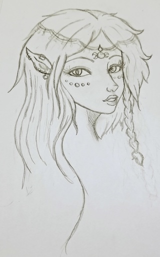 320x513 i'm currently trying to practice drawing fae for a screen title - Rpg Drawing