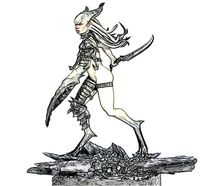 400x373 producing illustrations for a role playing game article with akvis - Rpg Drawing