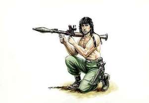 300x208 rpg launcher rambo stallone ussr russian authors drawing - Rpg Drawing