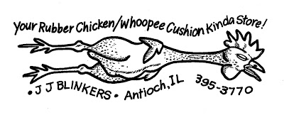 400x162 Douglas A Ploss Funny Stuff - Rubber Chicken Drawing