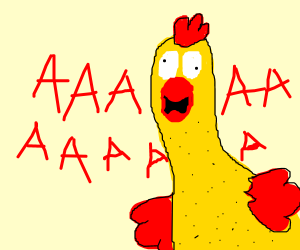 300x250 rubber chicken drawing - Rubber Chicken Drawing