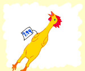300x250 rubber chicken drawing - Rubber Chicken Drawing