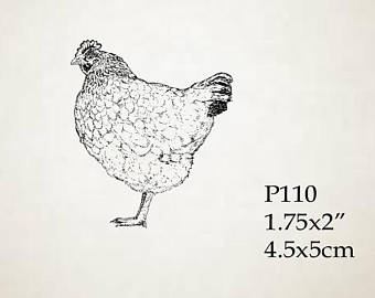 340x270 chicken rubber stamp etsy - Rubber Chicken Drawing
