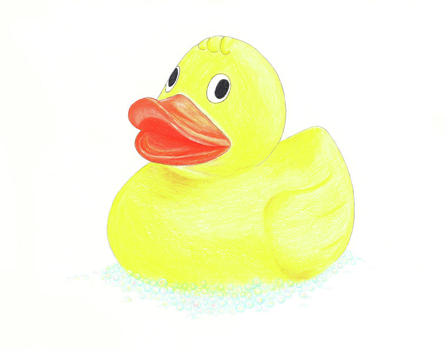 900x707 rubber duck drawing - Rubber Drawing