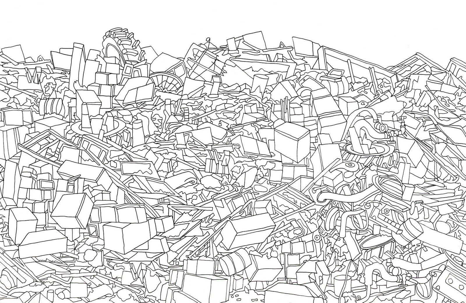 1600x1041 garbage drawing - Rubbish Drawing
