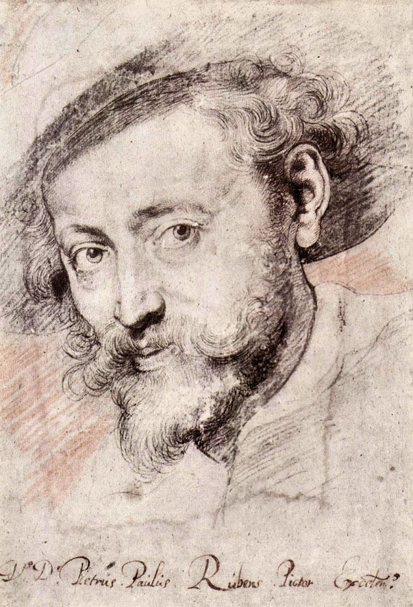 603x886 Peter Paul Rubens Drawings Self Portrait Reproduction Oil - Rubens Drawings