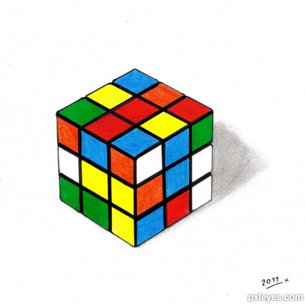 Rubiks Cube Drawing at Explore collection of