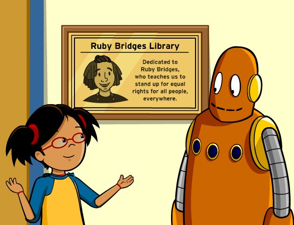 600x460 Ruby Bridges - Ruby Bridges Drawing