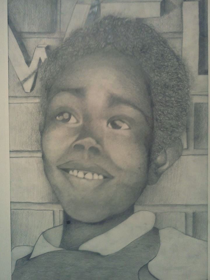 720x960 Drawing - Ruby Bridges Drawing