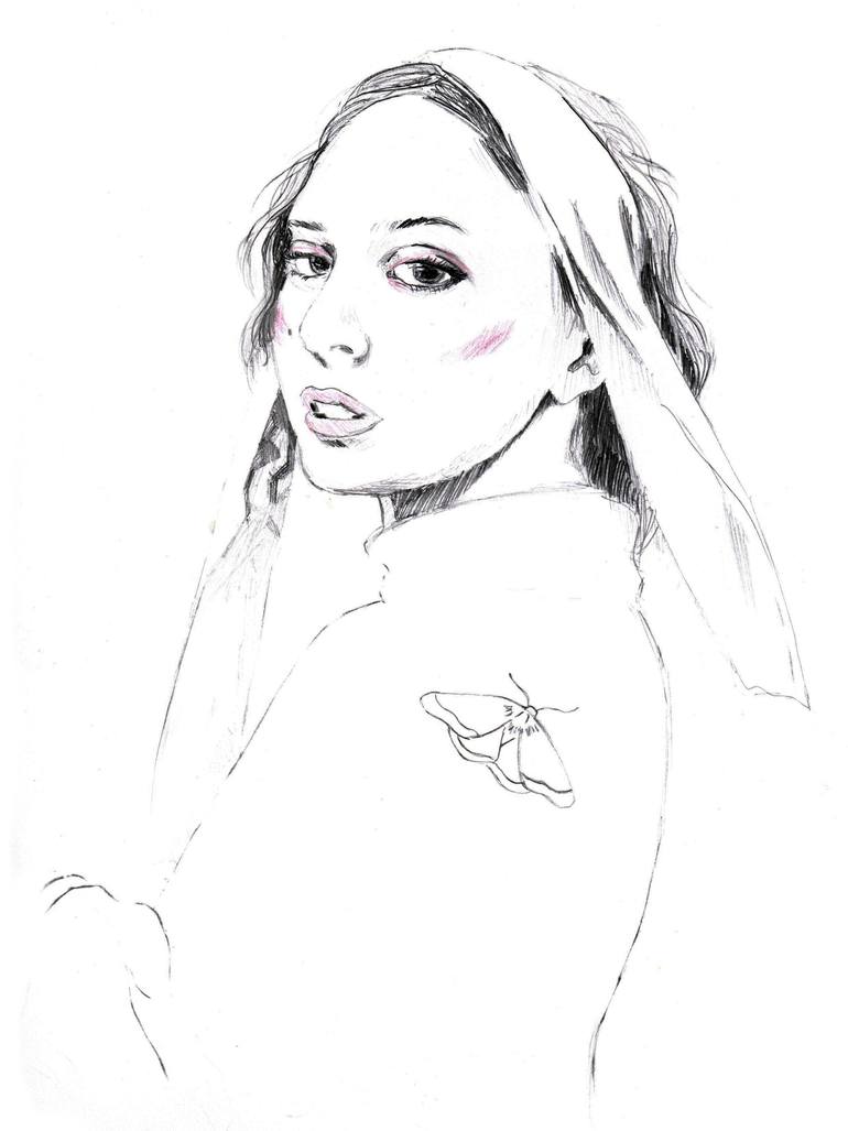 770x1027 Ruby Drawing - Ruby Drawing