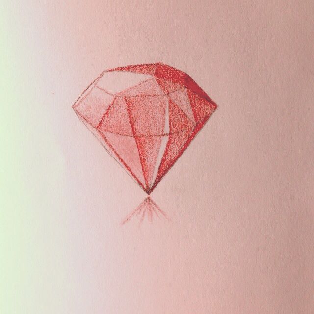 640x640 ruby gem drawing color pencil tattoos, art, and other cool - Ruby Drawing
