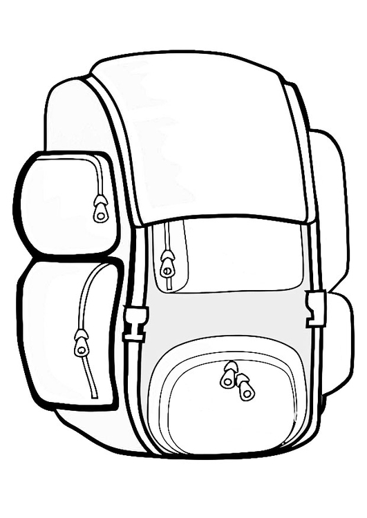 531x750 coloring - Rucksack Drawing