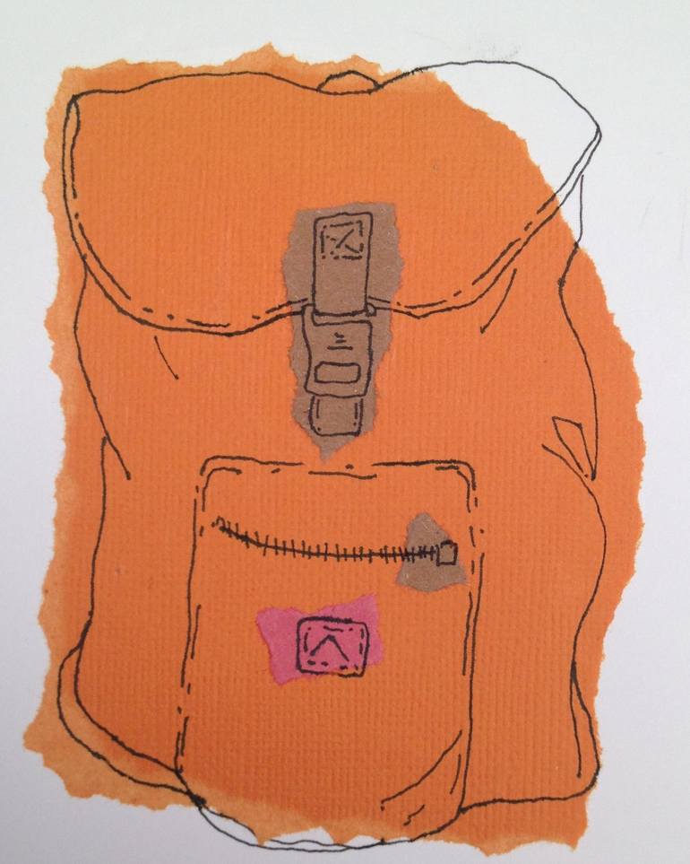 770x963 orange rucksack drawing - Rucksack Drawing