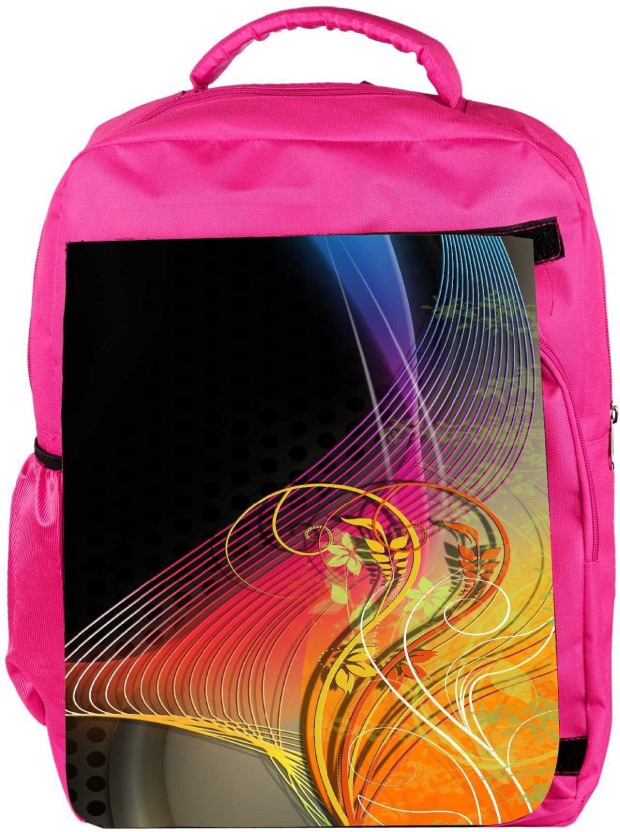 620x832 snoogg eco friendly canvas art floral drawing backpack rucksack - Rucksack Drawing